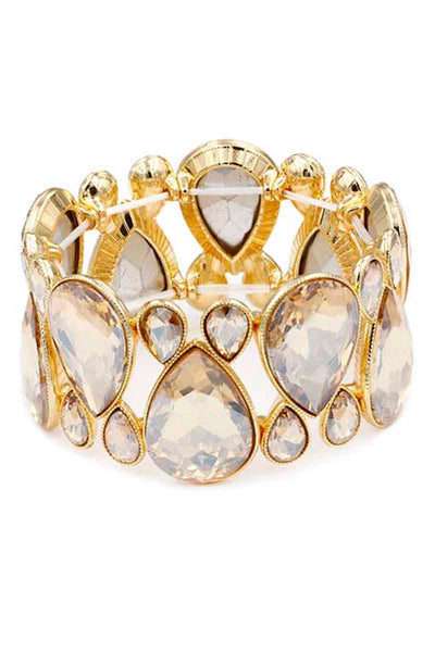 Gem Crystal Stone Stretch Bracelet