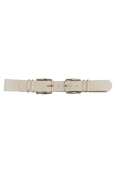 Double Sided Metal Smooth Buckle Belt