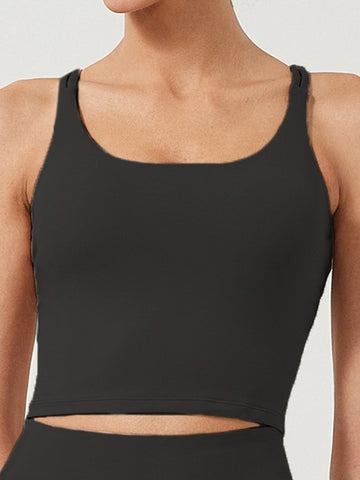 Solid Color Plain Sports Bra